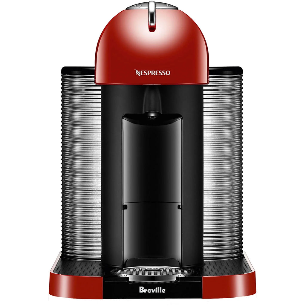 Chrome Coffee & Espresso Single-Serve Machine and Black Milk Frother C913