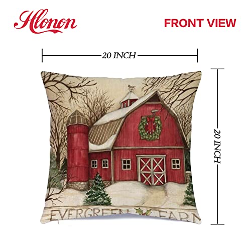 Christmas Pillow Covers 18 x 18 Inches Set of 4 Z973