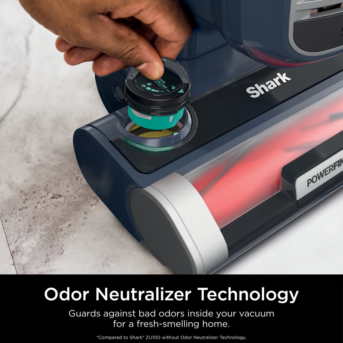 Upright Vacuum with PowerFins HairPro and Odor Neutralizer E37916