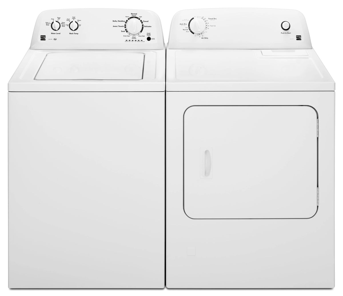 Top-Load Washer with Dual Action Agitator, 3.5 Cu. ft. Capacity, White J684