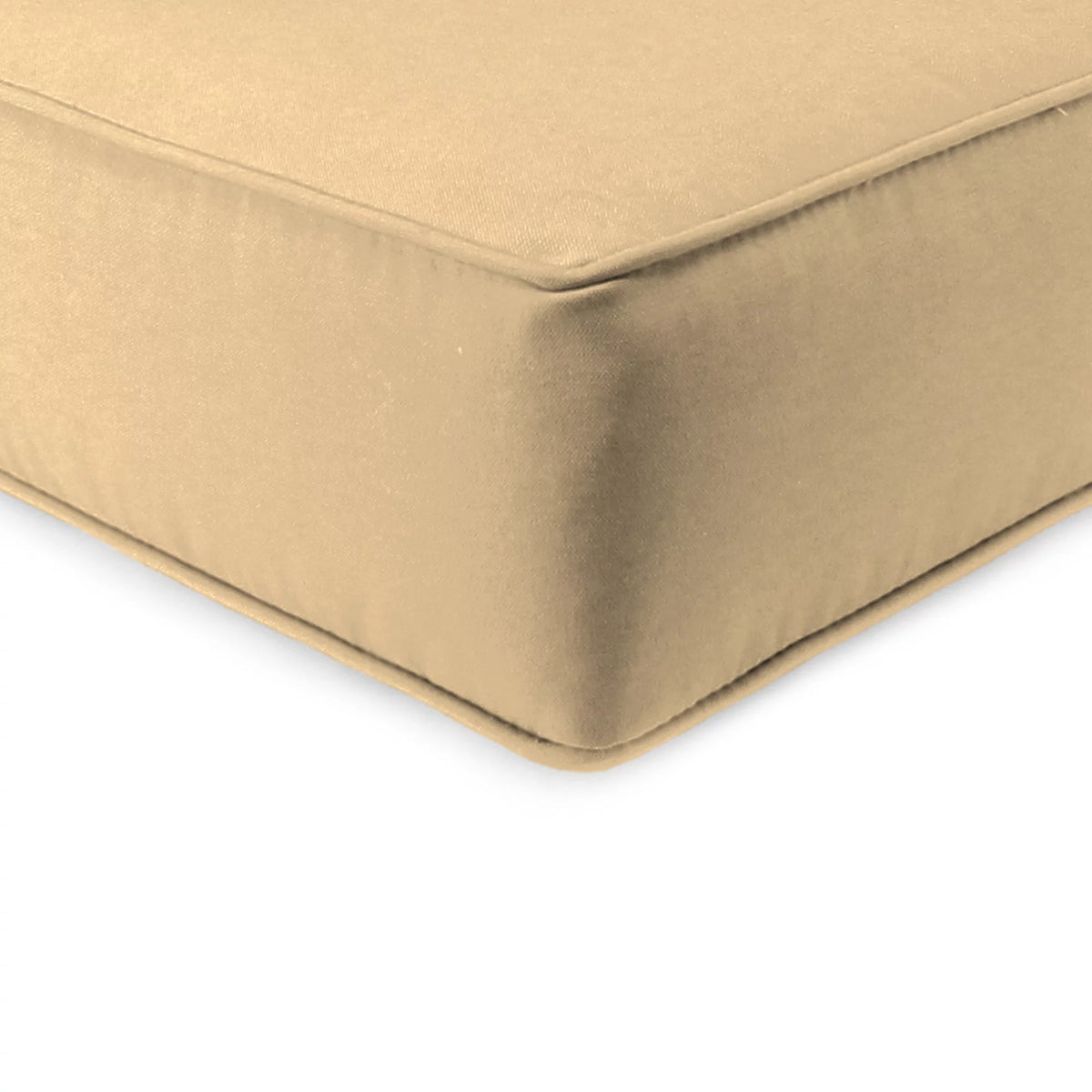 Antique Beige Square Outdoor Deep Seating Cushion and Back Cushion 2-Piece Set N73901