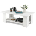 White Coffee Table with Storage I5712