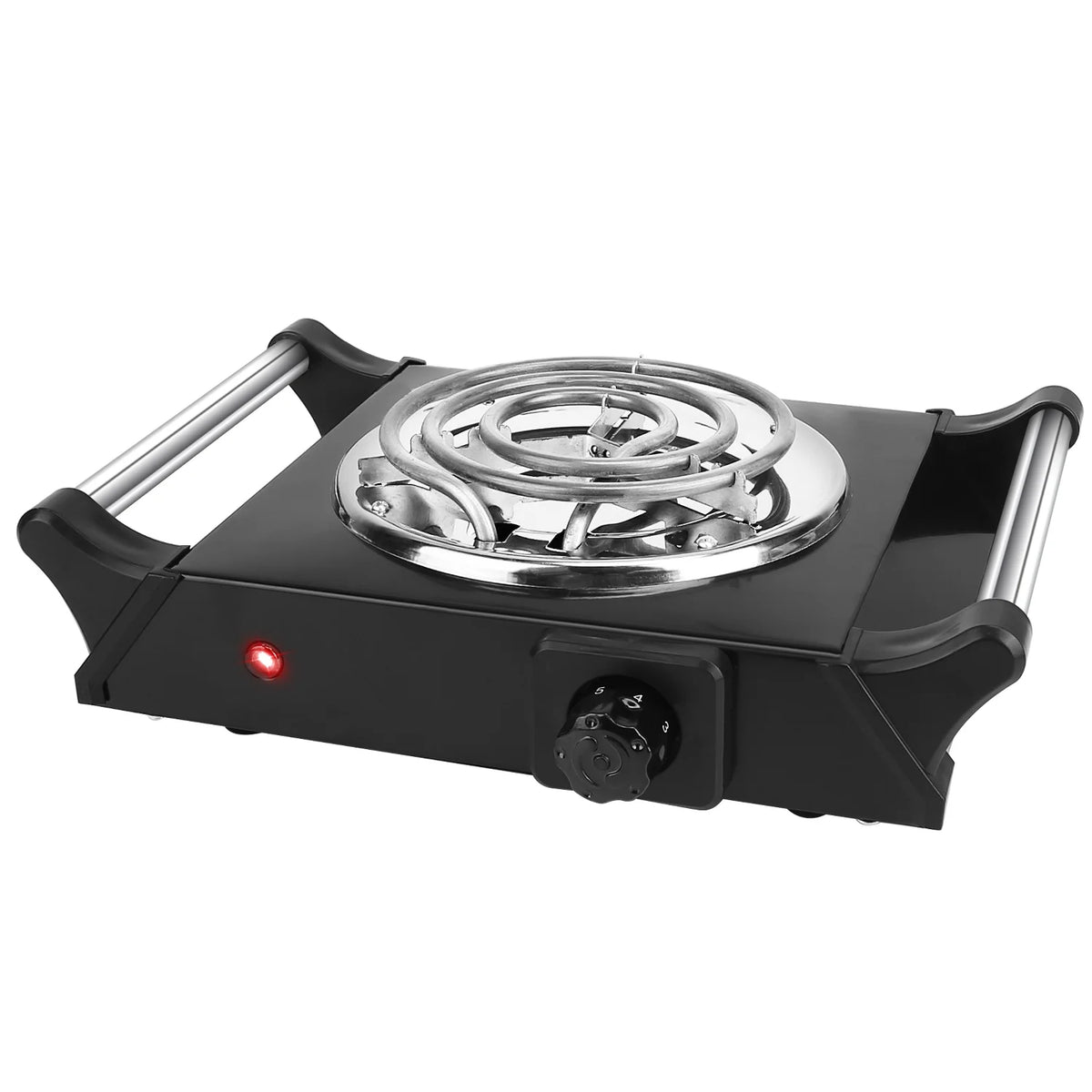 1000W Portable Coil Hot Plate with 5 Temperature Adjustments L4531