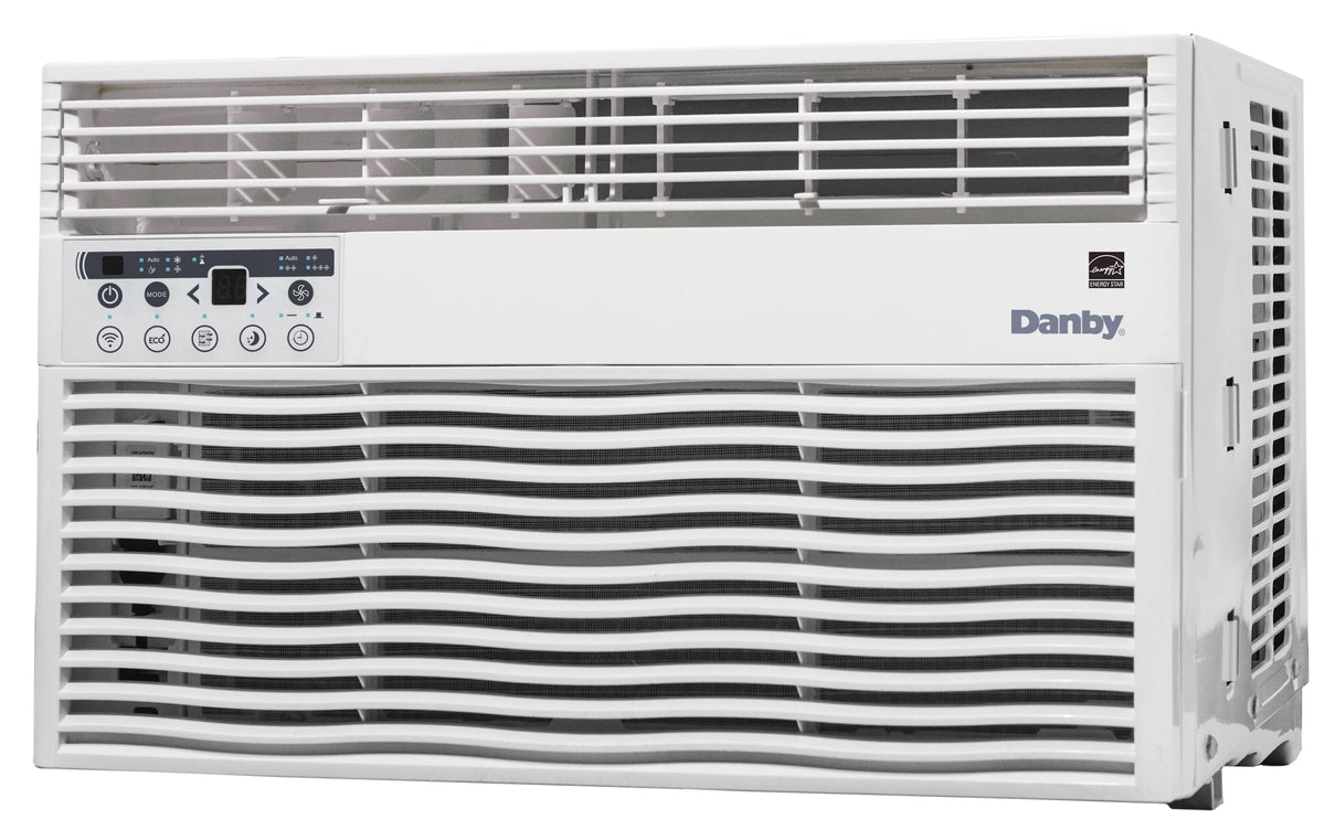 8,000 BTU White Window Air Conditioner with WiFi F9725