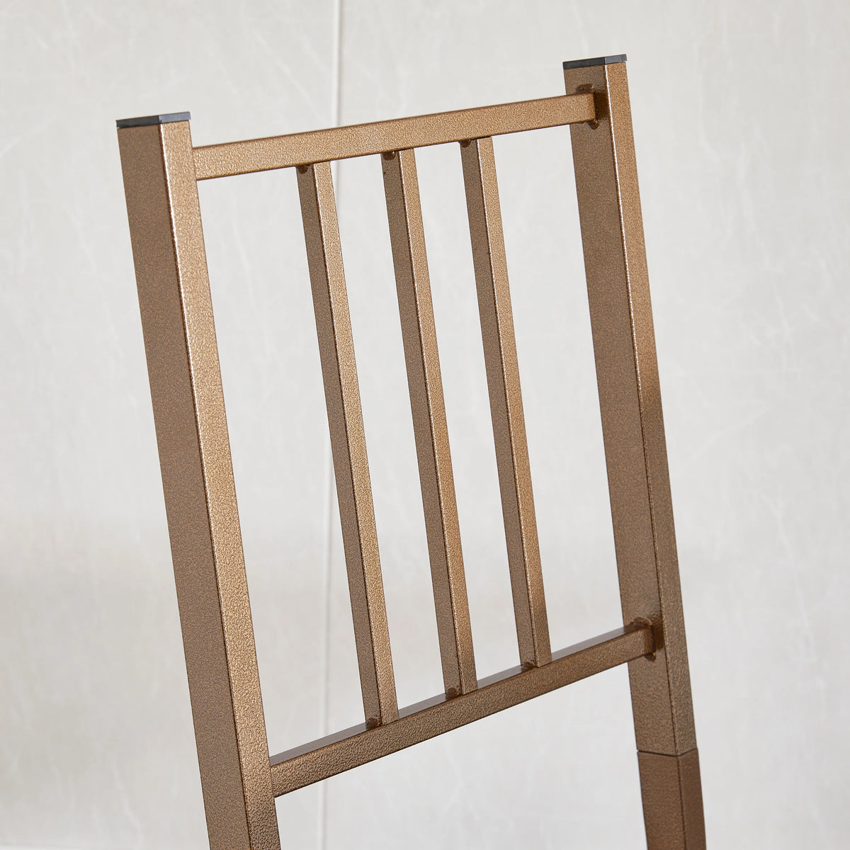 Metal and Wood Square Dining Set for 2 P969863