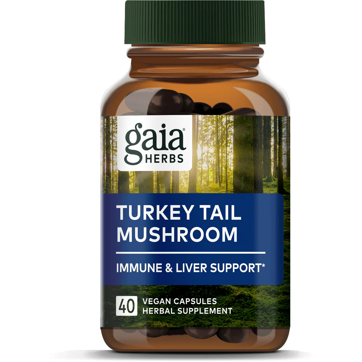 Turkey Tail Mushroom 40 caps J6355