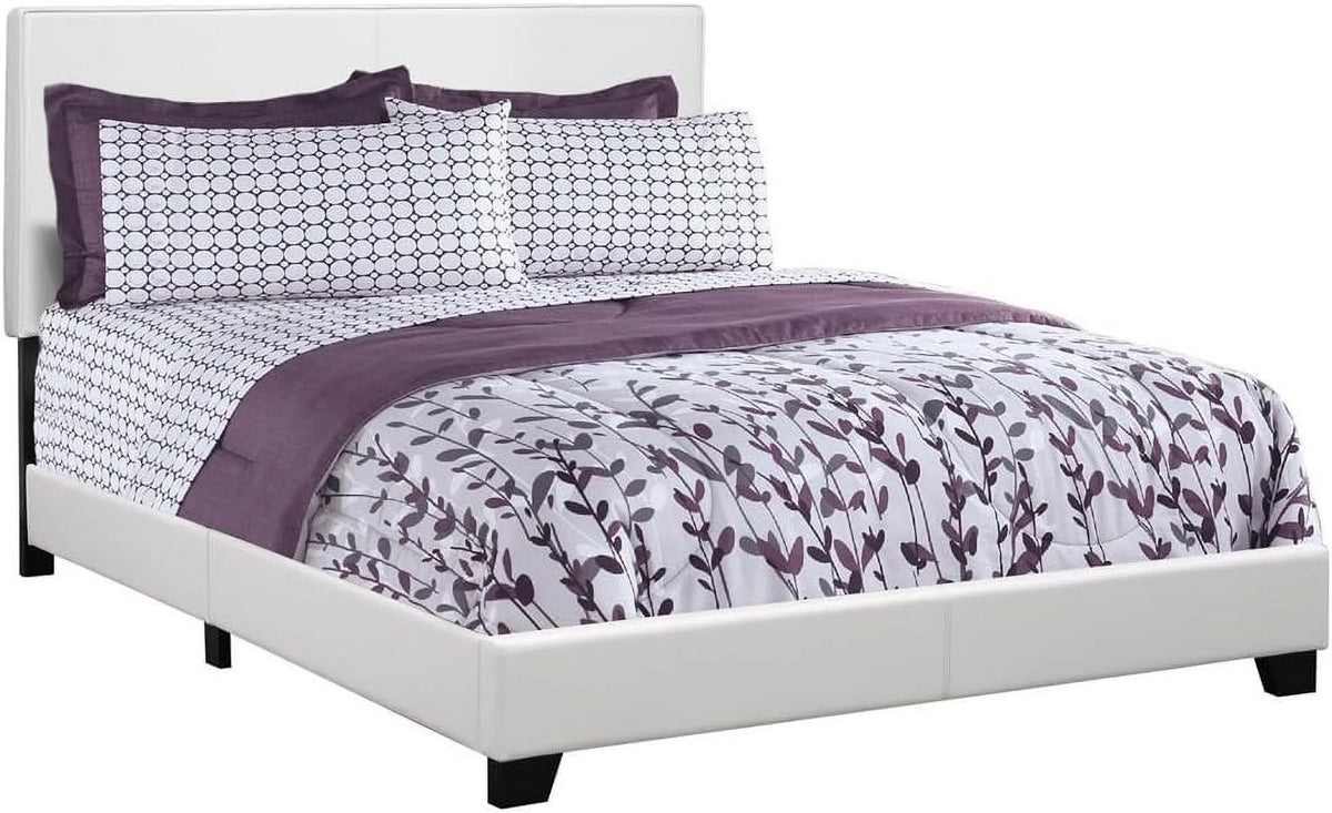 White Queen Bed U873368