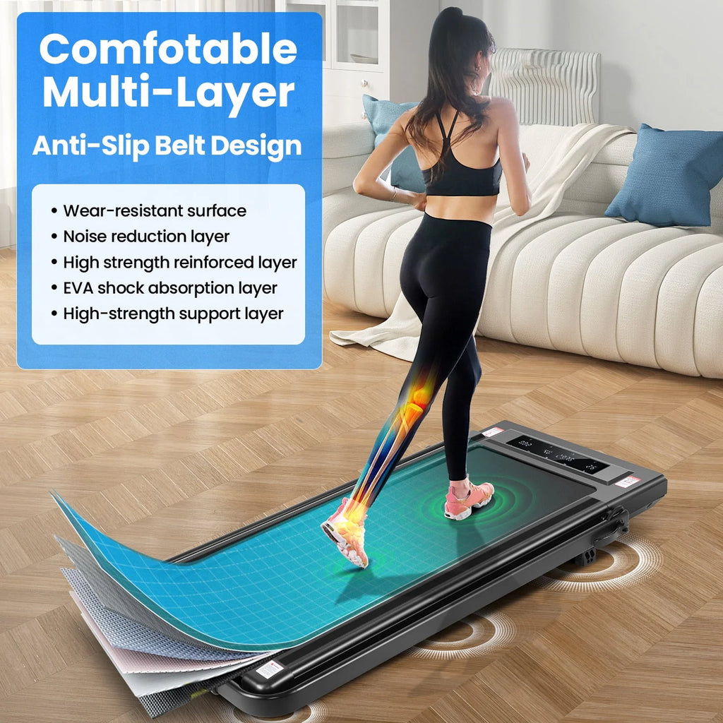 4 in 1 Under Desk Treadmill with 2.5HP Motor, Black P603876