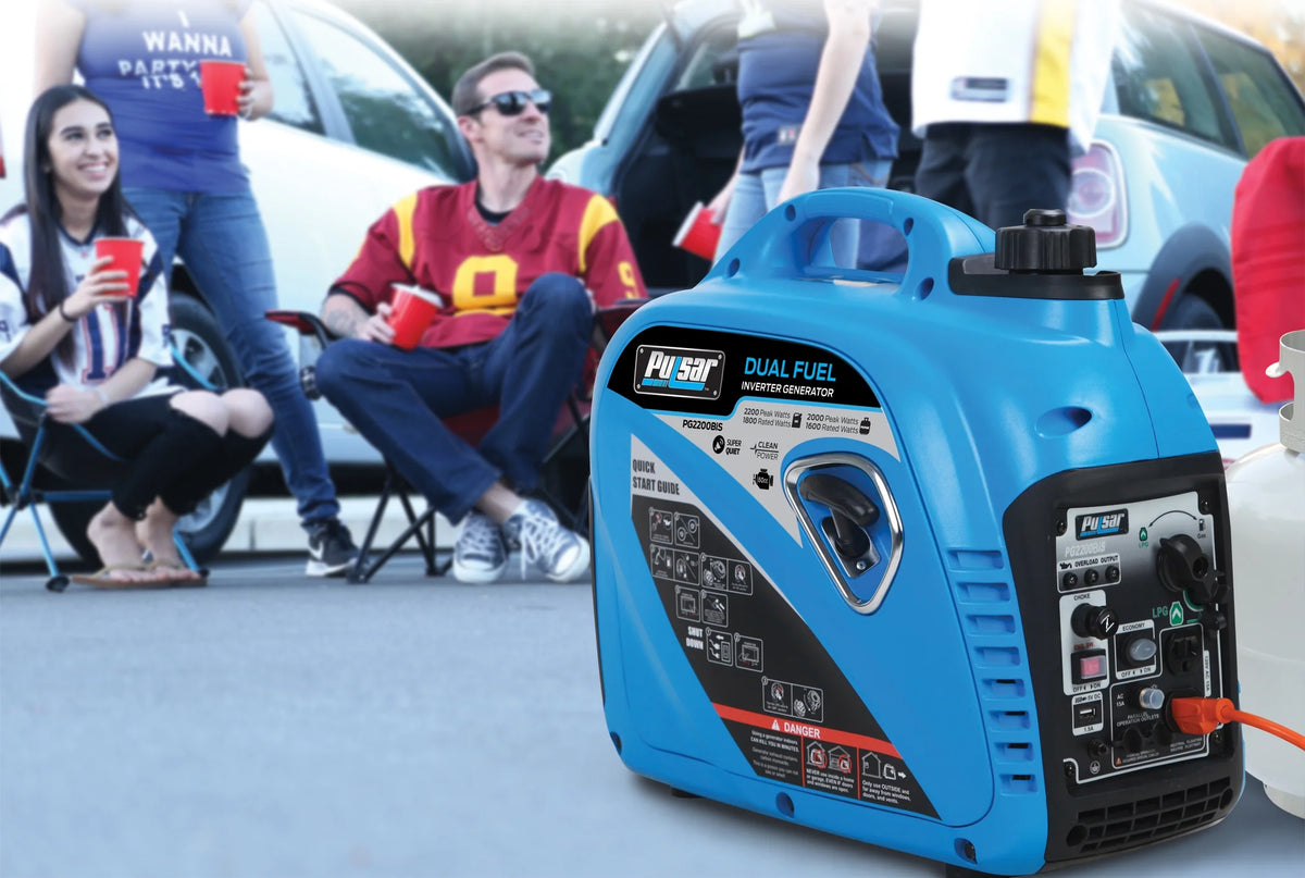 2,200 Watt Dual-Fuel Portable Inverter Generator D904629