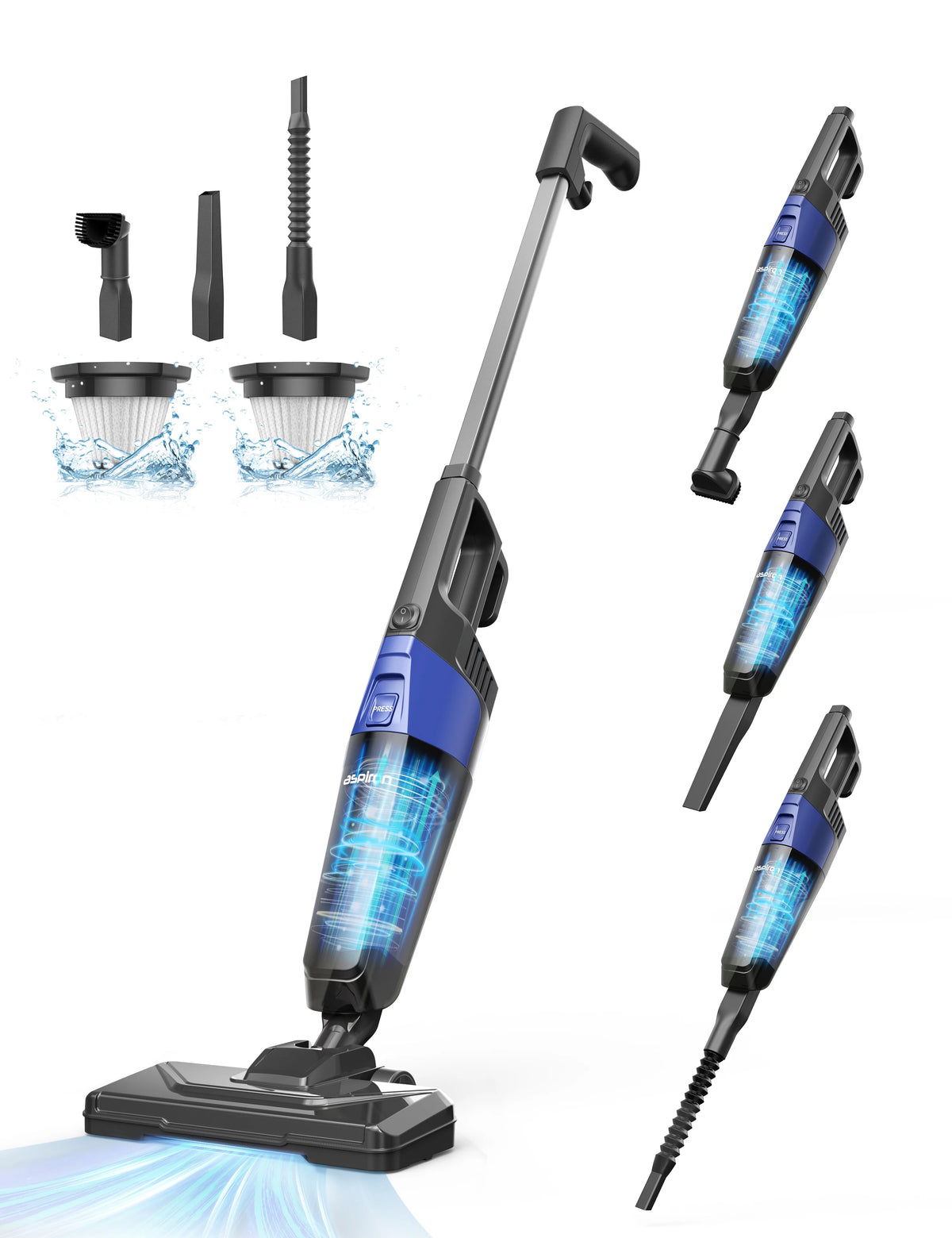 Lightweight Corded Upright and Handheld Multi-Surface Vacuum O1486