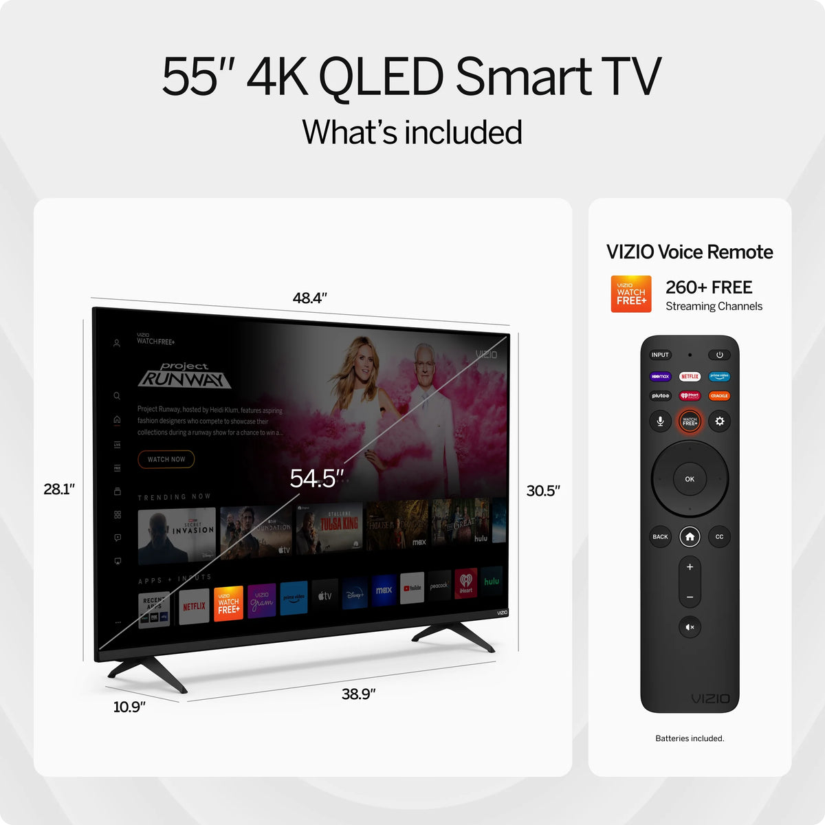55 Class 4K QLED HDR Smart TV F691