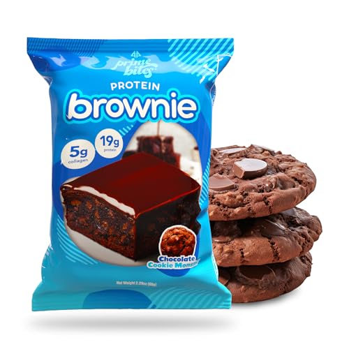 Protein Brownie 12 Bars per Box Chocolate Cookie Monster K5421