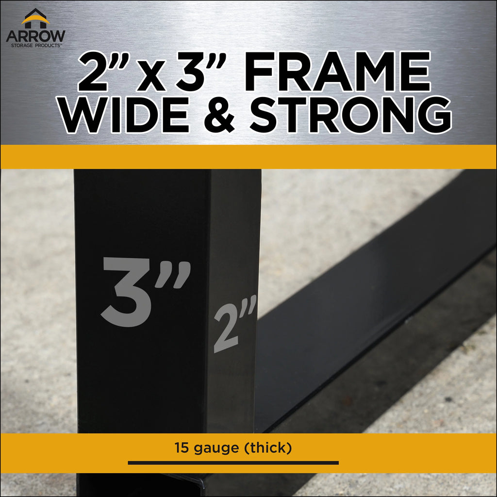 20 ft. x 29 ft. x 9 ft. Charcoal Carport V884135